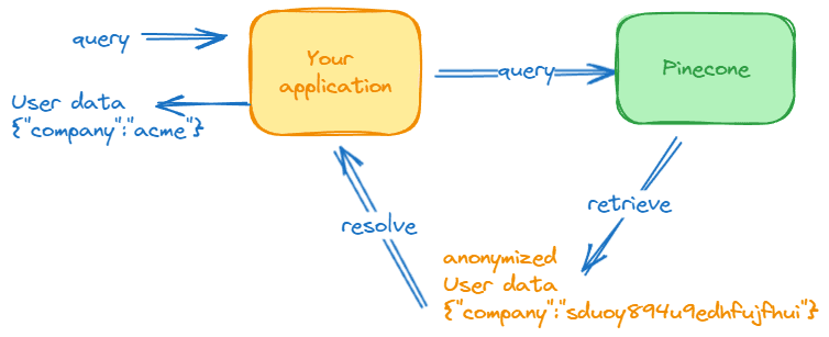 Retrieving anonymized user data